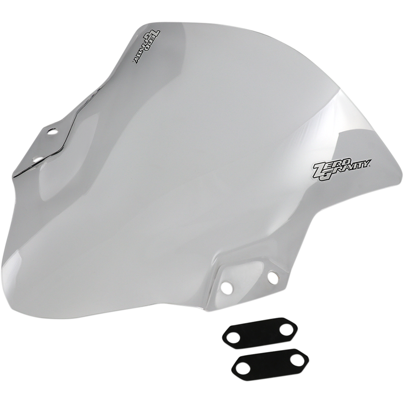 ZERO GRAVITY Corsa Windscreen - Clear - Kawasaki Ninja 400 '18-'24
