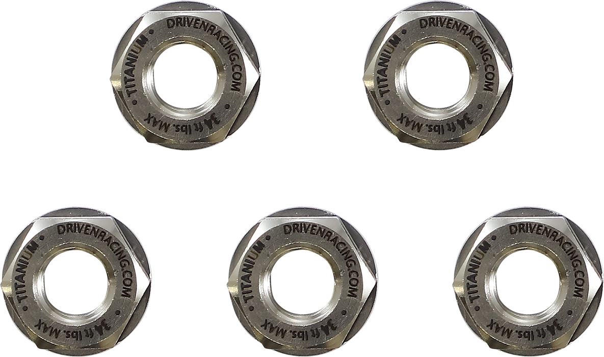 DRIVEN RACING Sprocket Nuts - Titanium DSN-5 TN