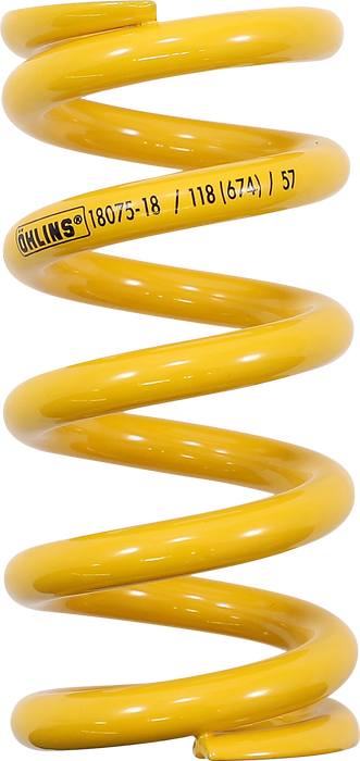 OHLINS-BICYCLE Shock Spring - 674 lb 18075-18