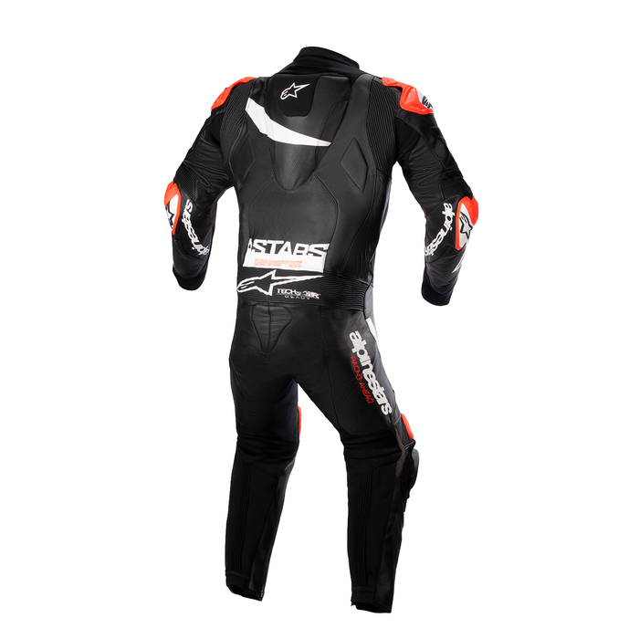 Mono de cuero ALPINESTARS GP Plus v4 - Negro/Blanco