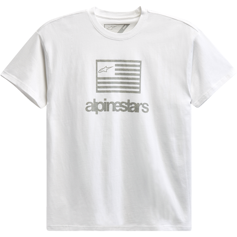 Camiseta con bandera de ALPINESTARS - Blanca - XL 12137262020XL