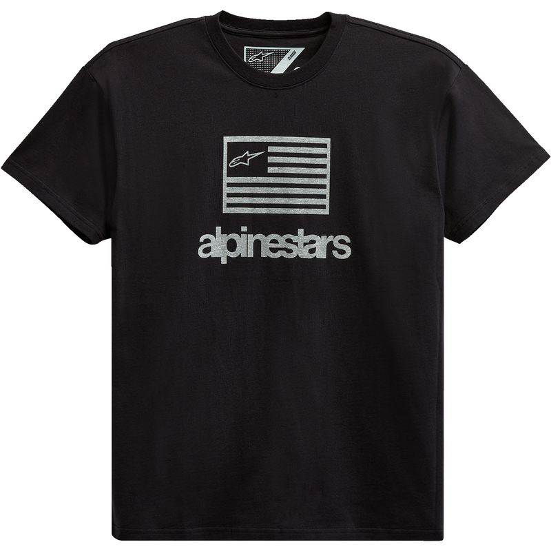 Camiseta con la bandera de ALPINESTARS - Negra - XL 12137262010XL