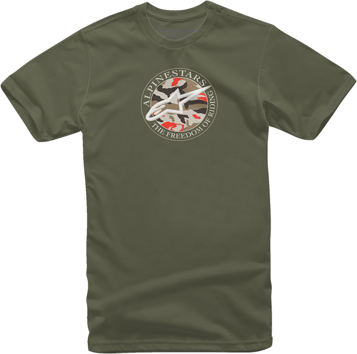 ALPINESTARS Dot Camo T-Shirt - Military - Medium 121372660690M