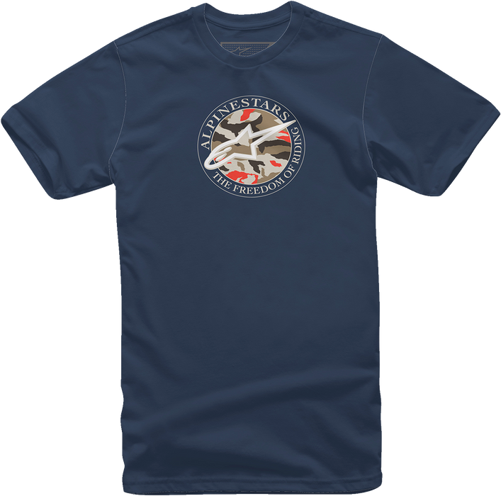 ALPINESTARS Dot Camo T-Shirt - Navy - XL 12137266070XL