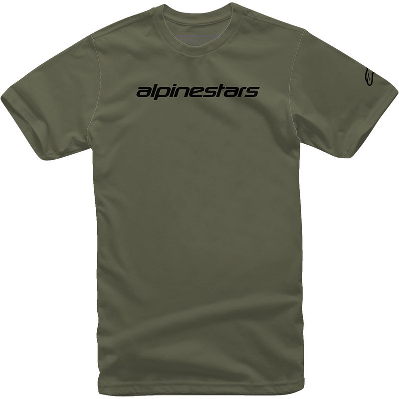 Camiseta con logo lineal de ALPINESTARS - Militar/Negro - 2XL 12127202069102X