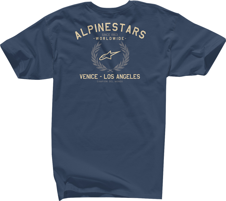 ALPINESTARS Wreath T-Shirt - Navy - XL 12137258070XL