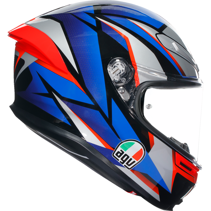 Casco AGV K6 S - Slashcut - Negro/Azul/Rojo