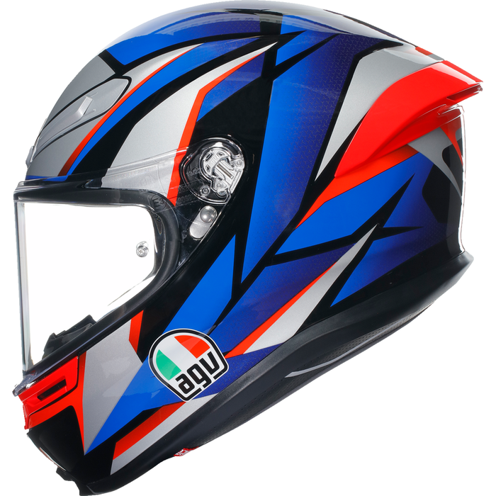 Casco AGV K6 S - Slashcut - Negro/Azul/Rojo