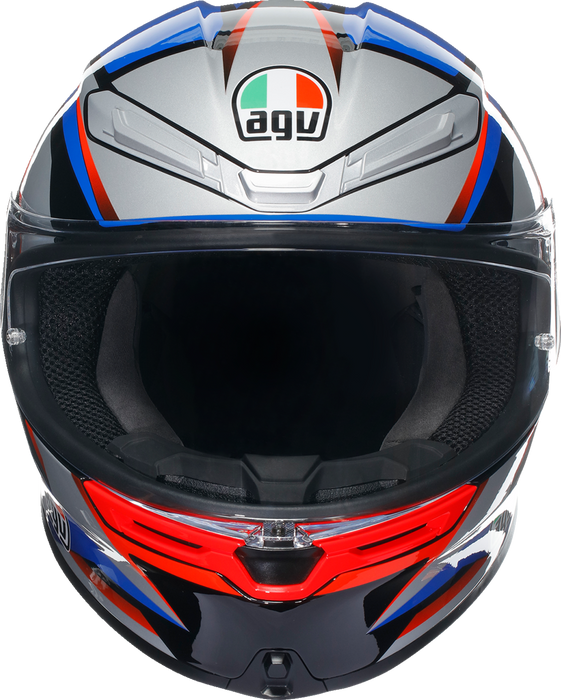 AGV K6 S Helmet - Slashcut - Black/Blue/Red