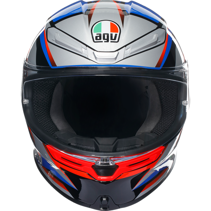 Casco AGV K6 S - Slashcut - Negro/Azul/Rojo