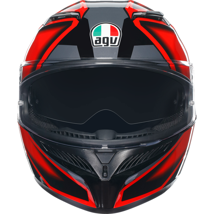 Casco AGV K3 - Compuesto - Negro/Rojo