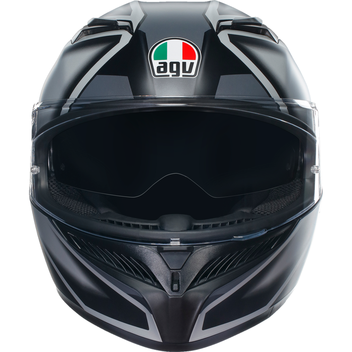 Casco AGV K3 - Compuesto - Negro mate/gris