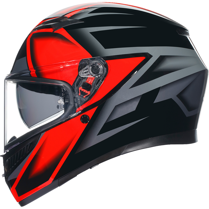 Casco AGV K3 - Compuesto - Negro/Rojo