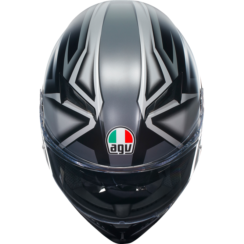AGV K3 Helmet - Compound - Matte Black/Gray