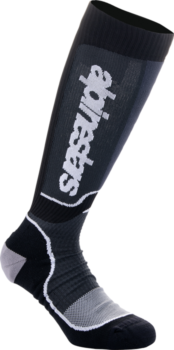 ALPINESTARS Youth MX Plus Socks - Black/White - Medium/Large 4742324-12-ML