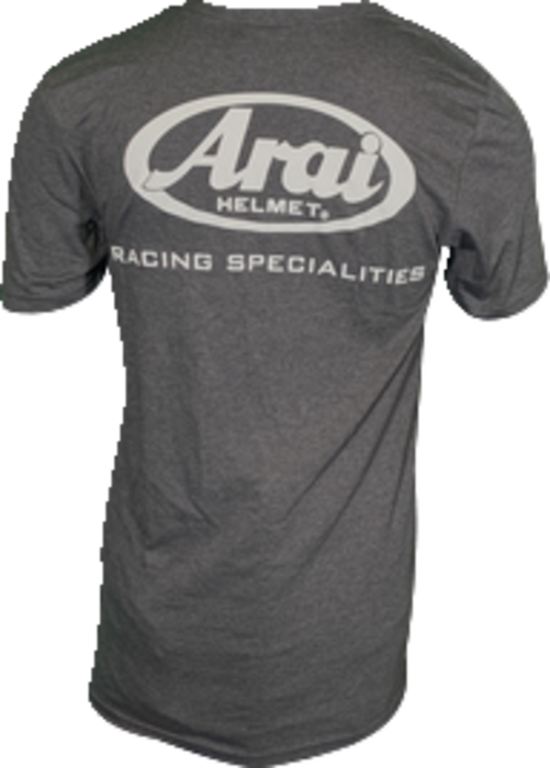 ARAI HELMETS Arai Helmet T-Shirt - Dark Heather Gray - Small 121563