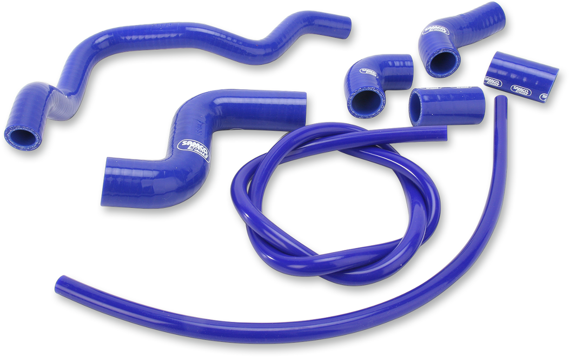 SAMCO SPORT Radiator Hose Kit - Blue - 16'-'23 Aprilia RSV4 1100/RR/RF -(APR6-BL) SEE FITMENT BELOW