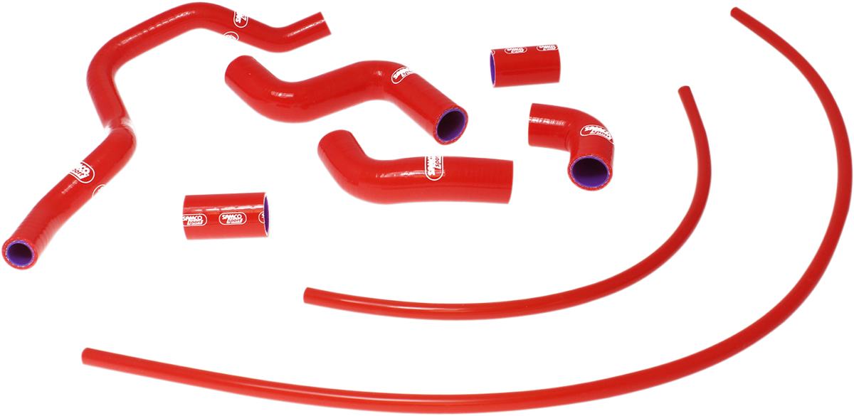 SAMCO SPORT Radiator Hose Kit - Red - '16-'23 Aprilia RSV4 1100/RR/RF - (APR6-RD) SEE FITMENT BELOW