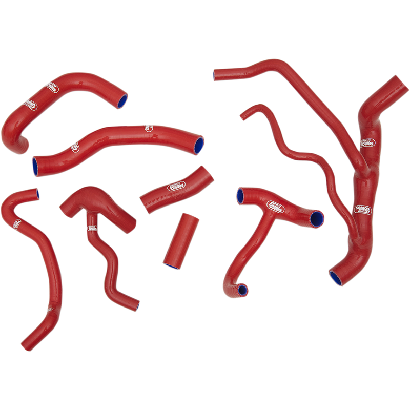 SAMCO SPORT Radiator Hose Kit - Red - '09-'12 Ducati Streetfighter 1100/S - (DUC17-RD)