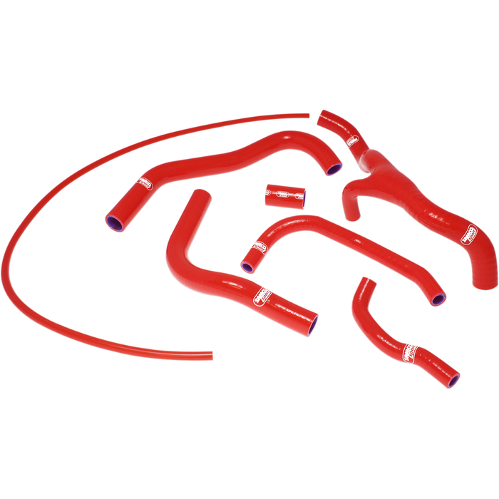 Kit de mangueras de radiador SAMCO SPORT - Rojo - Honda CBR600RR '07-'23 - (HON34-RD)