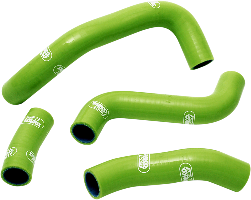 SAMCO SPORT Radiator Hose Kit - Green -'92-'07 Kawasaki ZRX 1100/'97-'13 ZRX 1100 - (KAW17-GN)