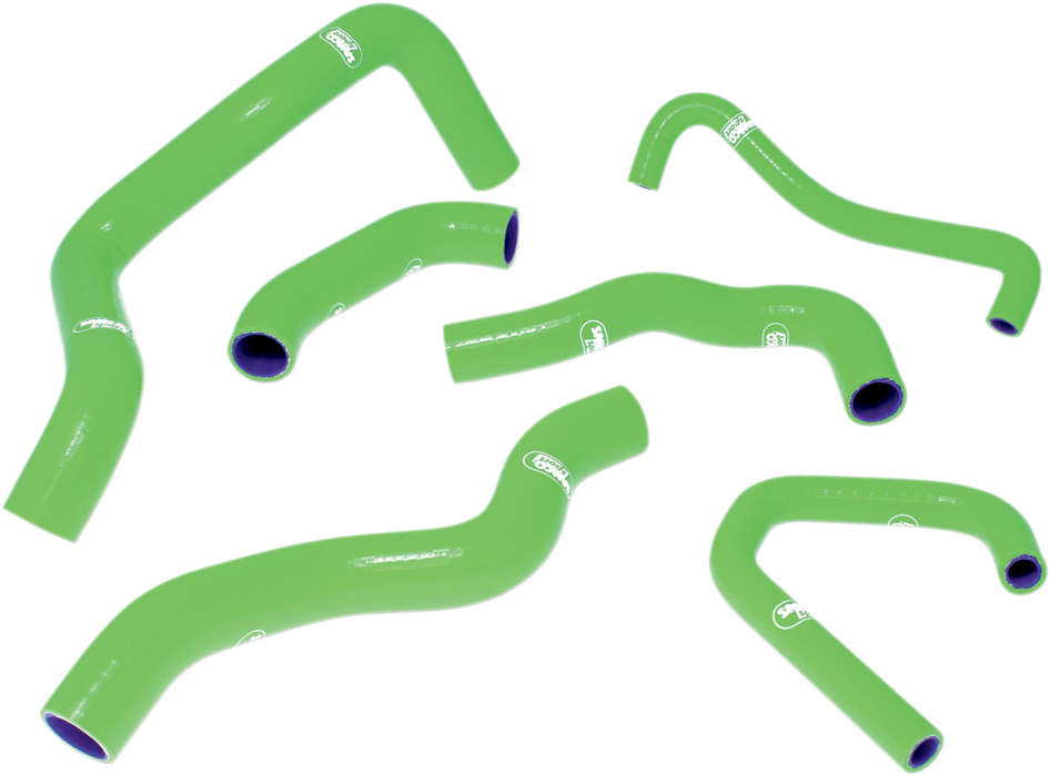 SAMCO SPORT Radiator Hose Kit - Green -'09-'23 Kawasaki ZX6R -(KAW31-GN)