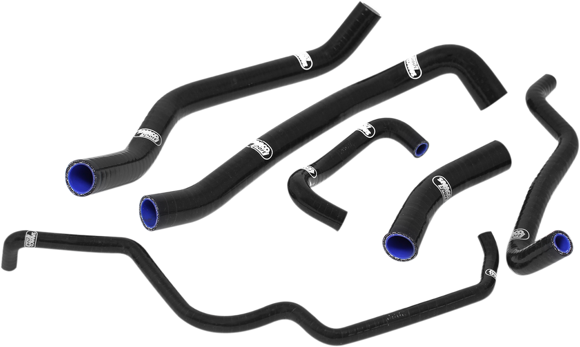 SAMCO SPORT Radiator Hose Kit - Black - '06-'12 Triumph 675/R -(TRI5-BK)