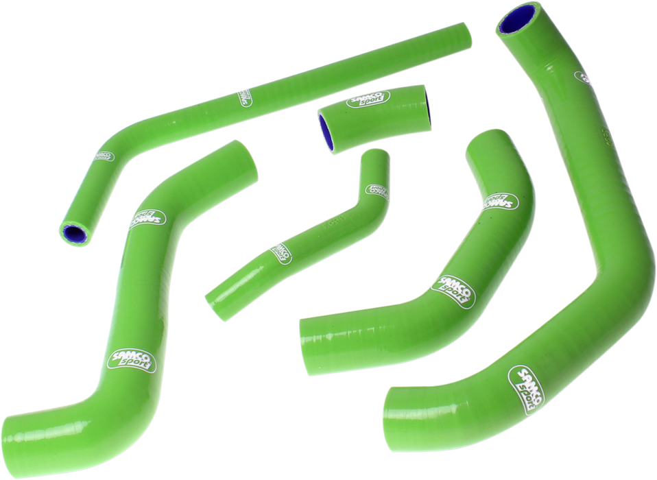 SAMCO SPORT Radiator Hose Kit - Green - '11-'15 Kawasaki ZX10R - KAW45-GN