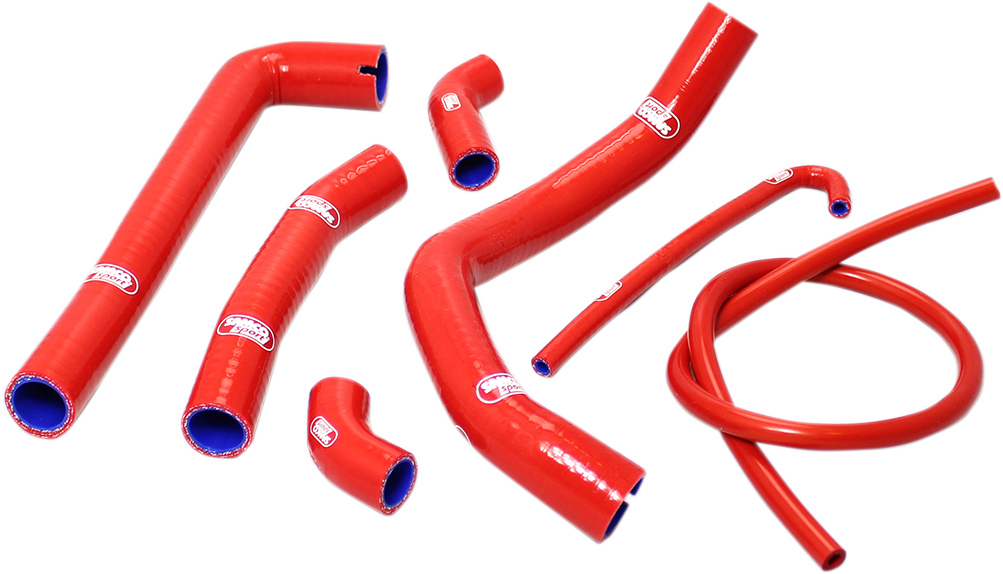 SAMCO SPORT Radiator Hose Kit - Red -'12-'22 Ducati Panigale 1199/1299/V2 (DUC23-RD) SEE FITMENT BELOW