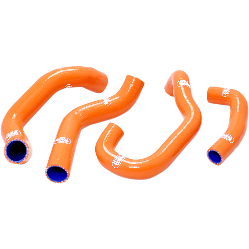 SAMCO SPORT Radiator Hose Kit - Orange -'13-'20 KTM 1290/1090/1190/1050 - KTM63-ORG (SEE FITMENT BELOW)