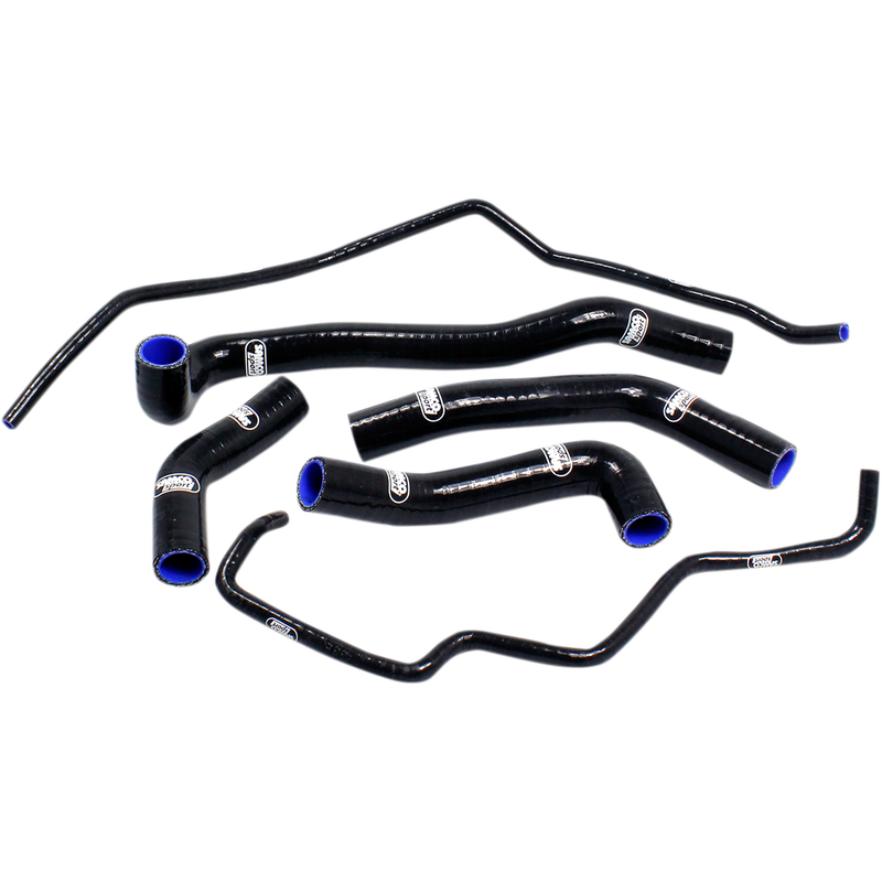 SAMCO SPORT Radiator Hose Kit - Black - '13-'17 Triumph Daytona 675/R -(TRI11-BK)