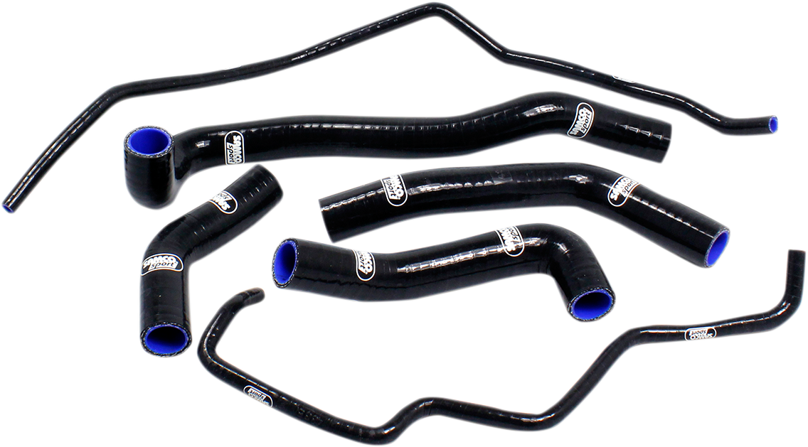 SAMCO SPORT Radiator Hose Kit - Black - '13-'17 Triumph Daytona 675/R -(TRI11-BK)