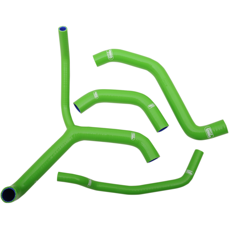 SAMCO SPORT Radiator Hose Kit - Green -'16-'20 Kawasaki ZX10R/RR - KAW78-GN