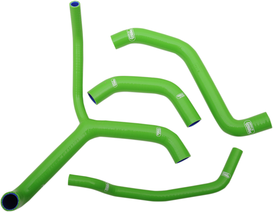 SAMCO SPORT Radiator Hose Kit - Green -'16-'20 Kawasaki ZX10R/RR - KAW78-GN