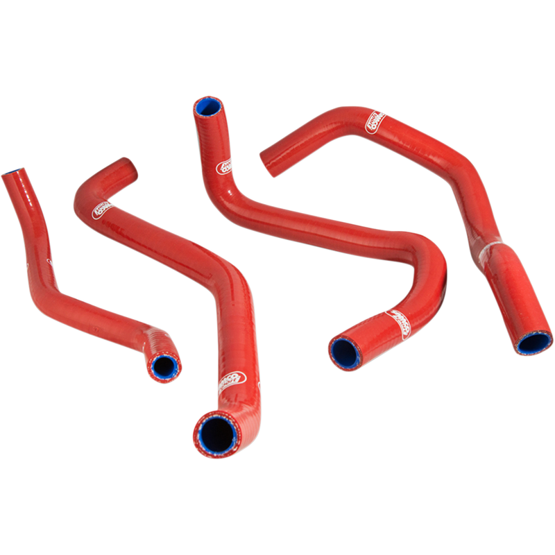 Kit de mangueras de radiador SAMCO SPORT - Rojo - Honda CBR 500 '13-'23 - (HON-89RED) VER AJUSTE A CONTINUACIÓN