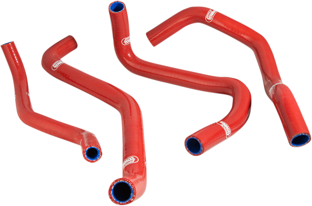 SAMCO SPORT Radiator Hose Kit - Red - '13-'23 Honda CBR 500 - (HON-89RED) SEE FITMENT BELOW