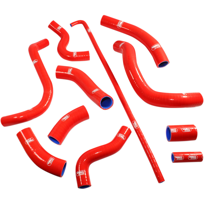 Kit de mangueras de radiador SAMCO SPORT, color rojo, Honda CBR1000RR '12-'19 (HON110RED)