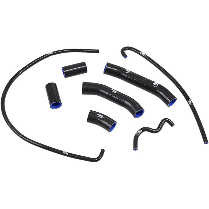 Kit de mangueras de radiador SAMCO SPORT, color negro, Kawasaki NINJA H2/R/CARBON 2015-2021, KAW-81BLK