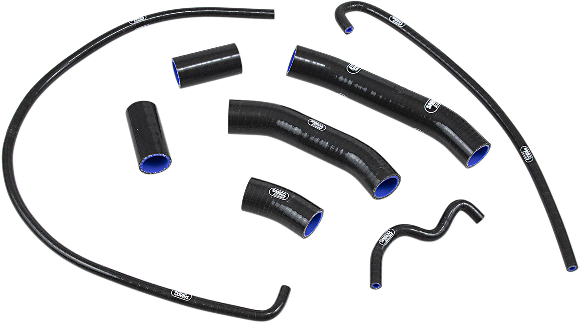 SAMCO SPORT Radiator Hose Kit - Black - 2015-2021 Kawasaki  NINJA H2/R/CARBON - KAW-81BLK