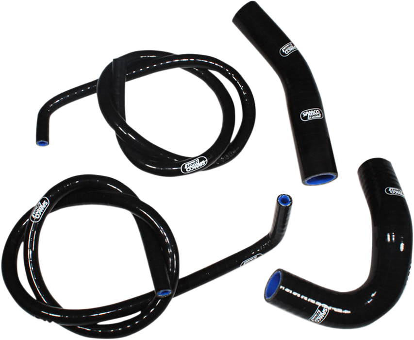 SAMCO SPORT Radiator Hose Kit - Black - '17-'23 Kawasaki Z650/EX650 KAW-89BLK -(SEE FITMENT BELOW)