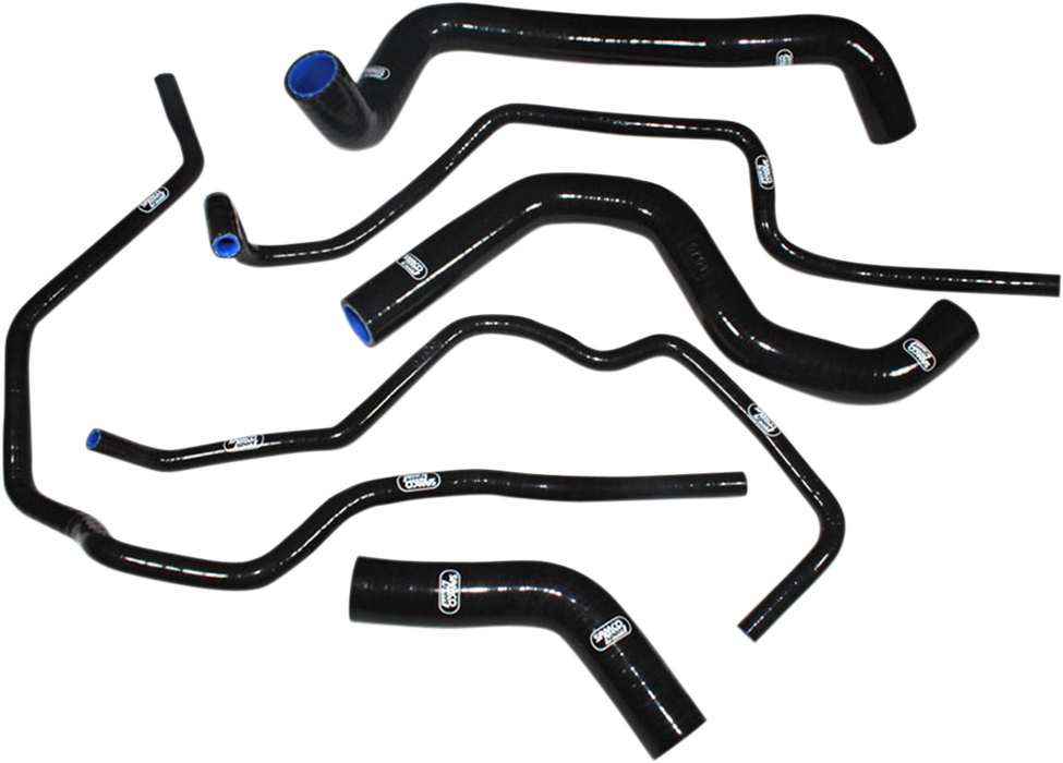 SAMCO SPORT Radiator Hose Kit - Black -'17-'22 Triumph Speed Triple 765 -(TRI-14BLK)