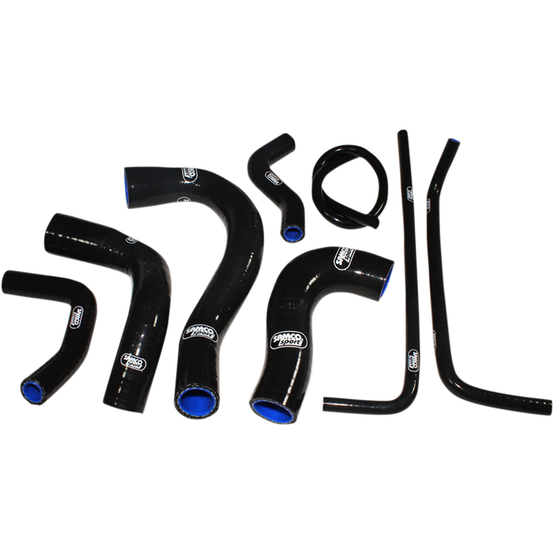SAMCO SPORT Radiator Hose Kit - Black - '17-'20 Yamaha MT/TRACER/XSR/FZ/FJ -YAM-84BLK (SEE FITMENT BELOW)