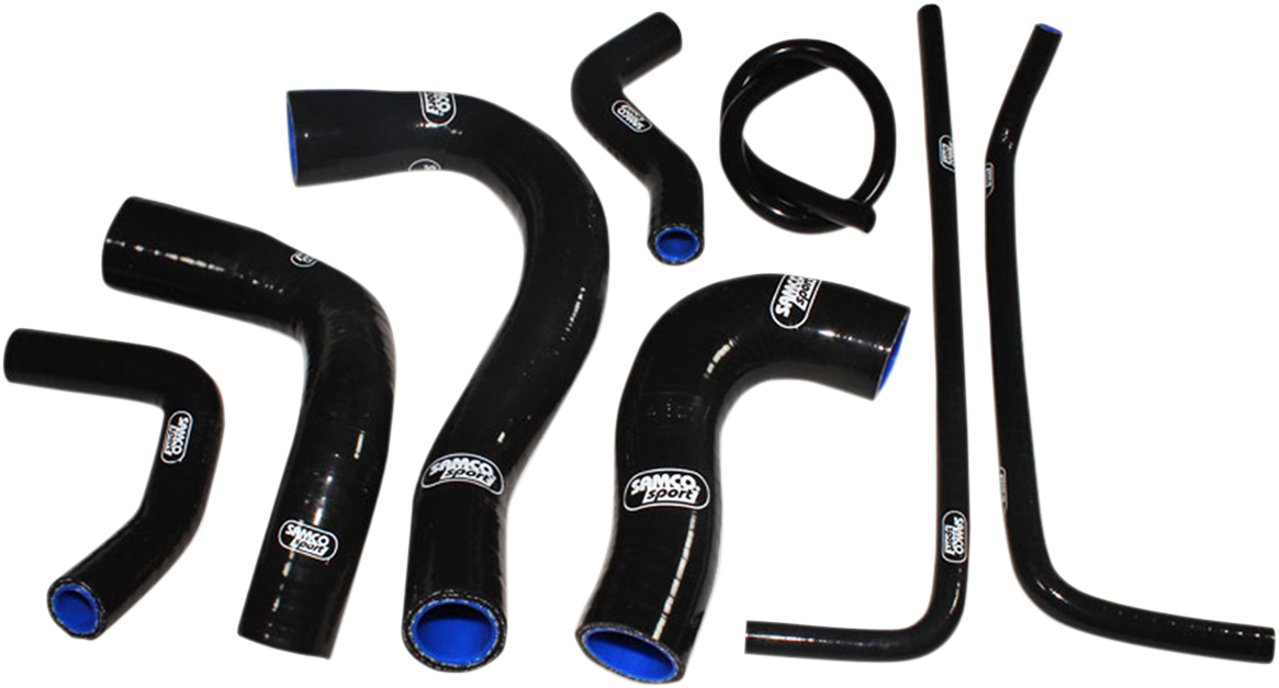 SAMCO SPORT Radiator Hose Kit - Black - '17-'20 Yamaha MT/TRACER/XSR/FZ/FJ -YAM-84BLK (SEE FITMENT BELOW)