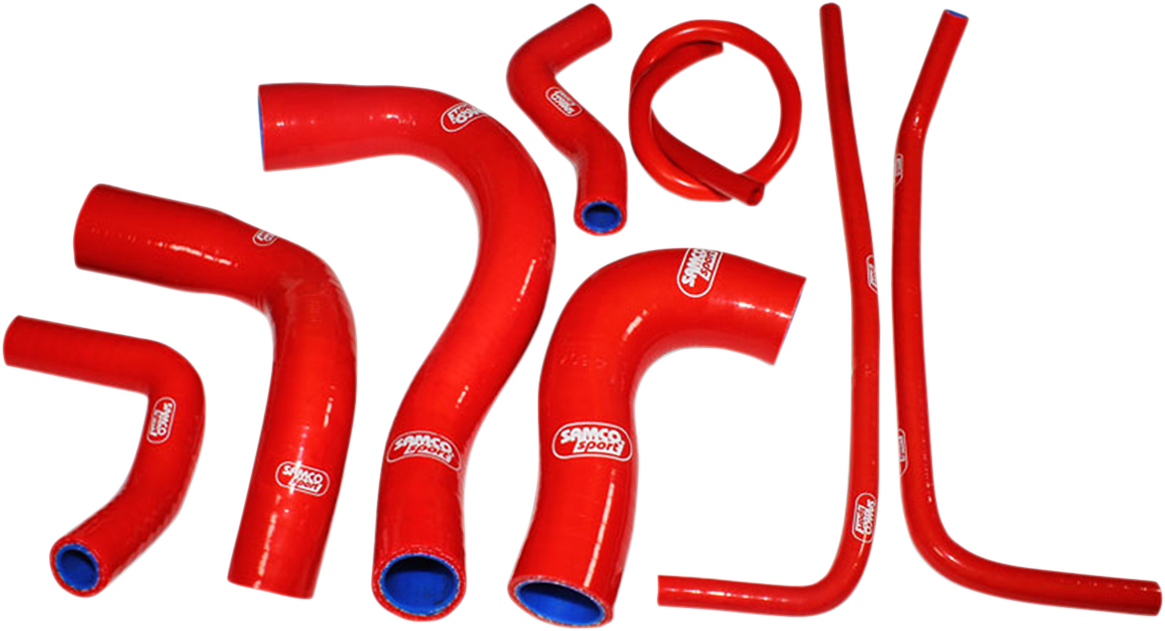 SAMCO SPORT Radiator Hose Kit - Red - '17-'20 Yamaha MT/XSR/TRACER/FZ/FJ - YAM-84RED (SEE FITMENT BELOW)