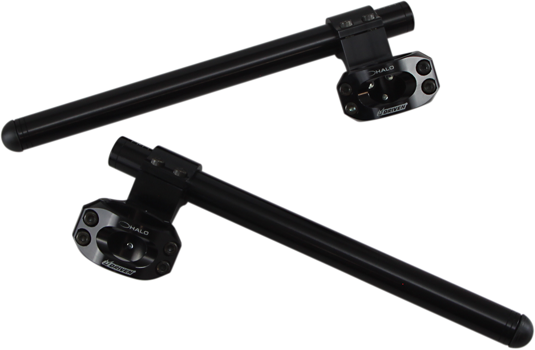 DRIVEN RACING Handlebar - Clip-On - Halo - Riser - 41 mm - Black DHCLOR41BK