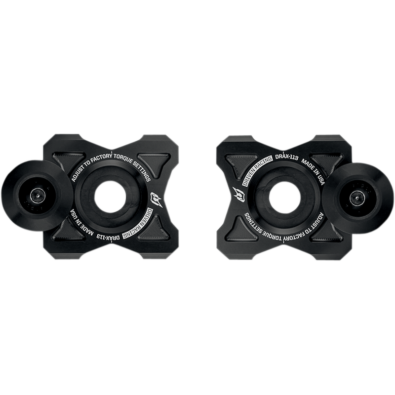 DRIVEN RACING Axle Block Sliders - '08-'21 Kawasaki NINJA 250/300/400/Z400 -  DRAX-113 (SEE FITMENT BELOW)