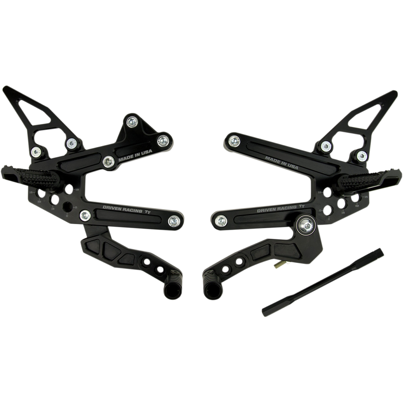 DRIVEN RACING TT Rearset - '05-'12 KAWASAKI ZX6R