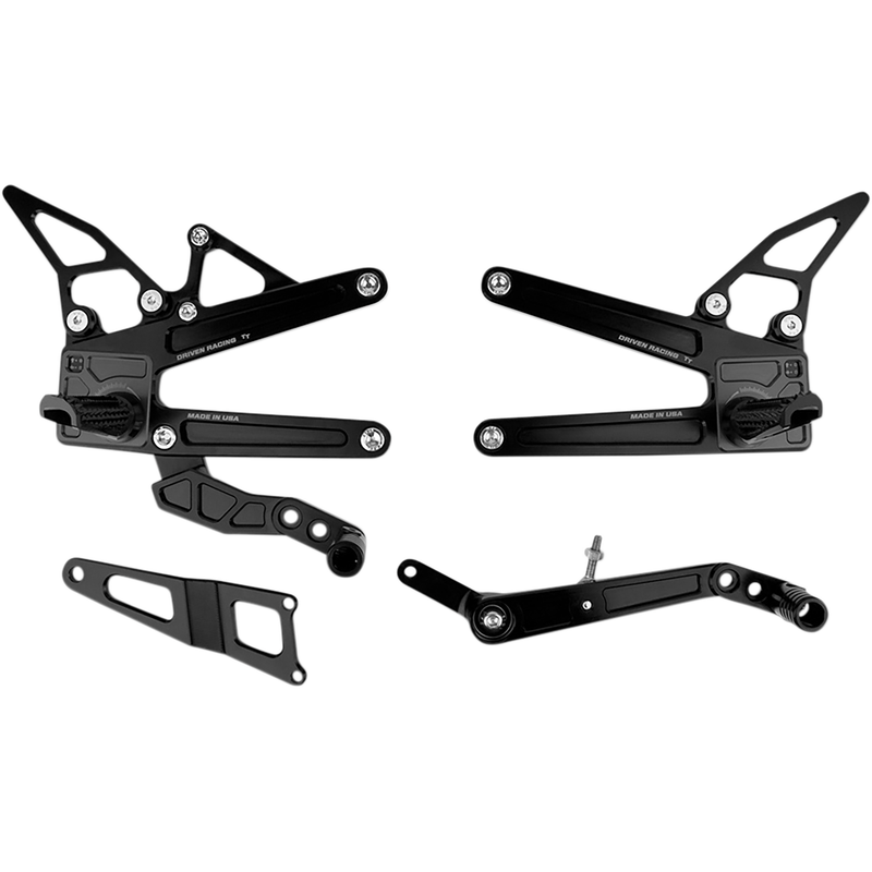 DRIVEN RACING TT Rearset -'15-'20 YAMAHA R1/M/S