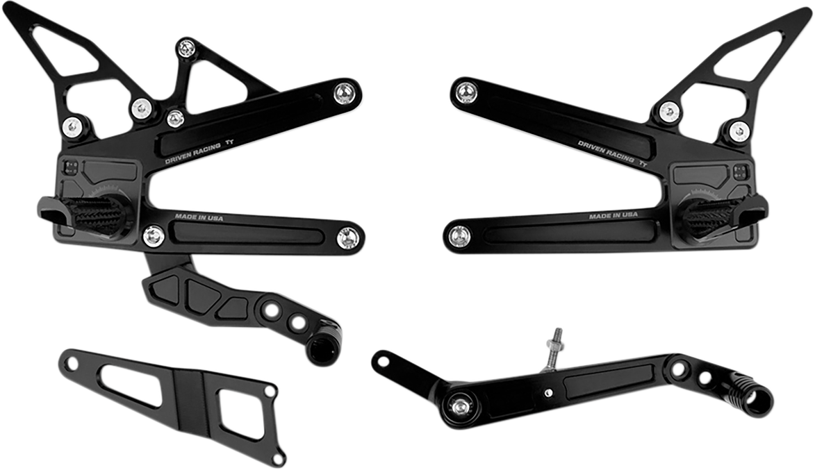 DRIVEN RACING TT Rearset -'15-'20 YAMAHA R1/M/S
