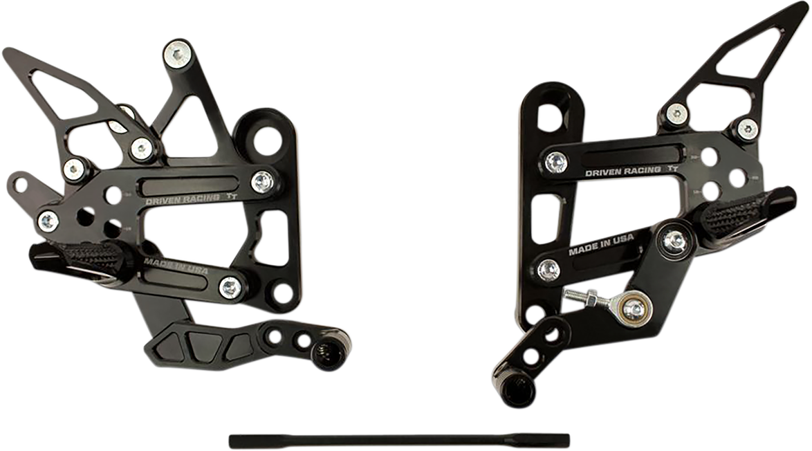 DRIVEN RACING TT Rearset - '14-'17 FZ09 / '16-'17 XSR